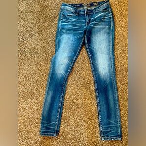 Buckle black jeans hardly worn